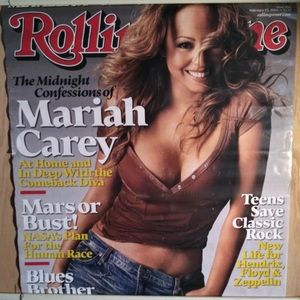 Mariah Carey 🎤 Rolling Stone Cover Poster 🎤 34"x22" Funky Enterprises #3803